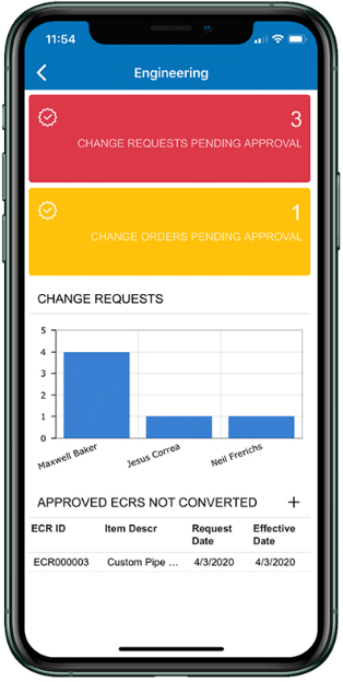 Acumatica Manufacturing Edition Engineer Mobile Screenshot Acumatica Manufacturing Edition Engineer Mobile Screenshot